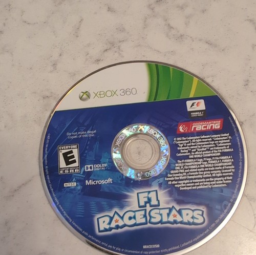Race stars xbox 360 disc - f1,
